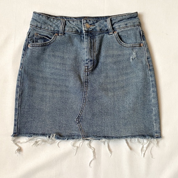 target blue jean skirt